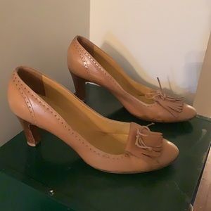 Max Mara genuine Italian leather heels